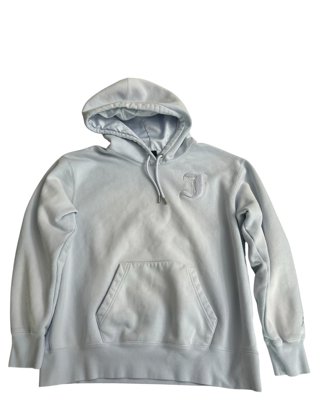 Women’s Jordan Flight Fleece Satin-Lined Hoodie - Ice Blue - Small FV7062-085